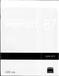 LSAC — LSAT Preptest no. 87 (June 2019)