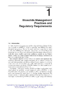  — Biosolids Engineering