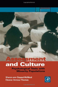 Sharon-ann Gopaul McNicol, Eleanor Armour-Thomas — Assessment and Culture: Psychological Tests with Minority Populations