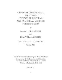 Desjardins S.J., Vaillancourt R. — Ordinary Differential Equations, Laplace Transform and Numerical Methods