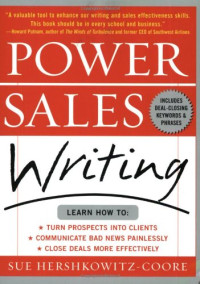 Sue A. Hershkowitz-Coore — Power Sales Writing