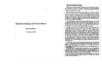 Macpherson R. — Intersection homology and perverse sheaves