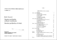 Boris Youssin — Newton Polyhedra Without Coordinates: Newton Polyhedra of Ideals