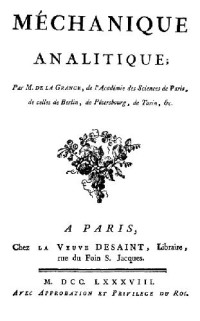 Lagrange J.-L. — Mecanique analytique