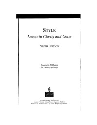 Joseph M. Williams — Style: Lessons in Clarity and Grace (9th Edition)