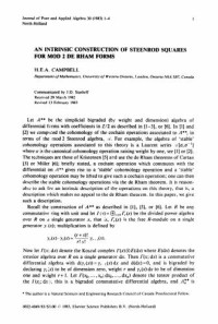  — Journal of Pure and Applied Algebra №30 (1983)