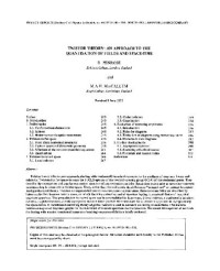 Roger Penrose — Twistor theory: An approach to the quantisation of fields and space-time