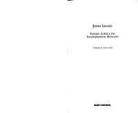 John Locke — Ensaio Acerca do Entendimento Humano