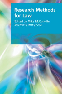 James Hogg — Research Methods for Law (Research Methods for the Arts and Humanities)