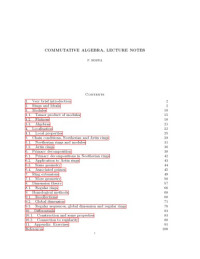 Pawel Sosna — Introduction to formal commutative algebra [Lecture notes]