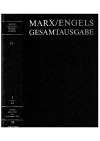 Karl Marx, Friedrich Engels — Marx-Engels Gesamtausgabe : Werke, Artikel, Entwürfe März bis November 1871