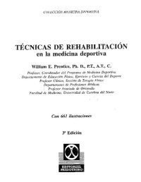 E Prentice William — Tecnicas De Rehabilitacion En La Medicina Deportiva