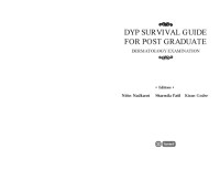 Nitin Nadkarni — DYP Survival guide Dermatology