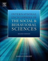 James D. Wright — International Encyclopedia of the Social & Behavioral Sciences, Second Edition