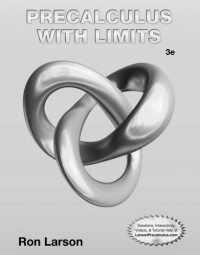 Ron Larson — Student study and solutions manual : Precalculus with limits