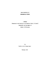 Baker, Charles A. N — Flow Properties of Non-Newtonian Fluids