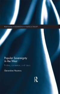 Geneviève Nootens — Popular Sovereignty in the West: Polities, contention, and ideas