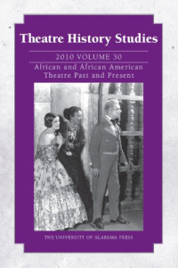 Mid-America Theatre Conference, Rhona Justice-Malloy — African and African American theatre - past and present