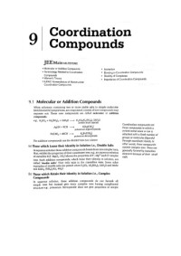 O P Tandon — Coordination Compounds Questions and Solutions for IIT JEE Main and Advanced Chemistry Olympiad part from O P Tandon Inorganic Chemistry GRB Publication