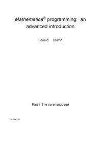 Shifrin L. — Mathematica programming - an advanced introduction