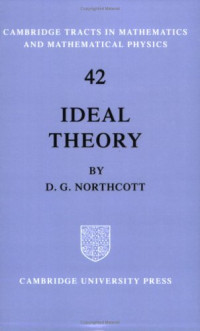 Douglas Geoffrey Northcott — Ideal Theory