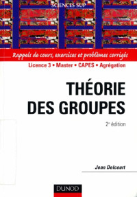 Jean Delcourt — Théorie des groupes