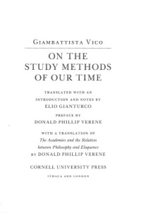 Giambattista Vico — On the Study of Methods of Our Time