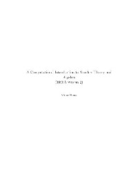 Shoup V. — A computational introduction to number theory and algebra