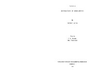 Artin M. — Lectures on deformations of singularities (Tata Lectures on Mathematics and Physics 54)