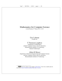 Mathematics for Computer Science | Eric Lehman, F. Thomson Leighton ...