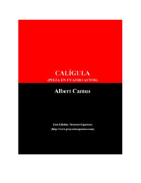 Albert Camus — Calígula