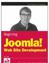 Cory Webb — Beginning Joomla! Web Site Development