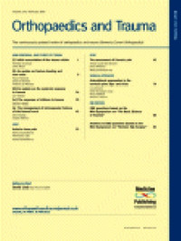 D Limb (Editor-in-Chief) Elsevier — Orthopaedics and Trauma. Volume 23 (2009)