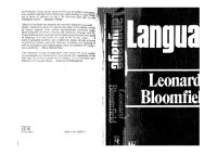 Leonard Bloomfield — Language