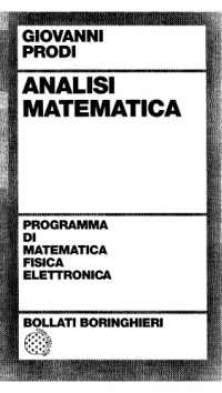 Giovanni Prodi — Analisi Matematica