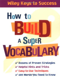 Book Builders, Beverly Chin — How to Build a Super Vocabulary