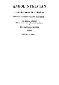 Dr. Budai László — Angol nyelvtan