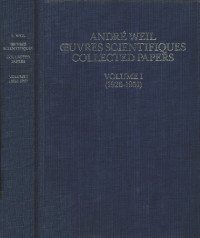 André Weil — Collected Papers, Volume 1: 1926-1951