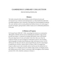George Hill — A History of Cyprus, Vol. 2