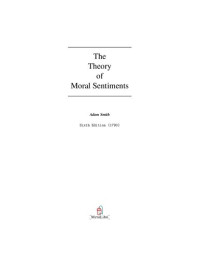 Adam Smith — The Theory of Moral Sentiments