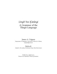 by James A. Crippen. — Notes on Tlingit grammar