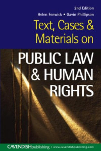 Fenwick & Phill — Sourcebook on Public Law, 2nd Edition (Sourcebook Series)