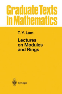 Lam, Tsit-Yuen — Lectures on modules and rings