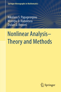 Nikolaos S. Papageorgiou, Vicenţiu D. Rădulescu, Dušan D. Repovš — Nonlinear Analysis – Theory and Methods