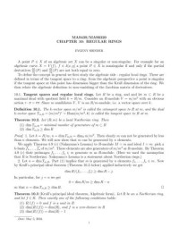 Evgeny Shinder — MAS 439 Commutative Algebra and Algebraic Geometry [Lecture notes]