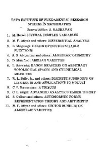  — Vector bundles on algebraic varieties (Proc. Tata Institute,Jan.9-16, 1984, Bombay, 1987)