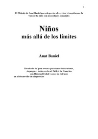Anat Baniel — Niños más allá de los límites