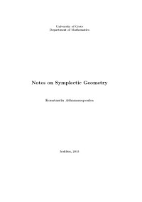 Konstantin Athanassopoulos — Notes on symplectic geometry