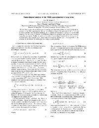 Bender, Olaussen, Wang. — Numerological analysis of WKB approximation in large order