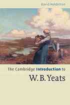 David Holdeman — The Cambridge introduction to W.B. Yeats